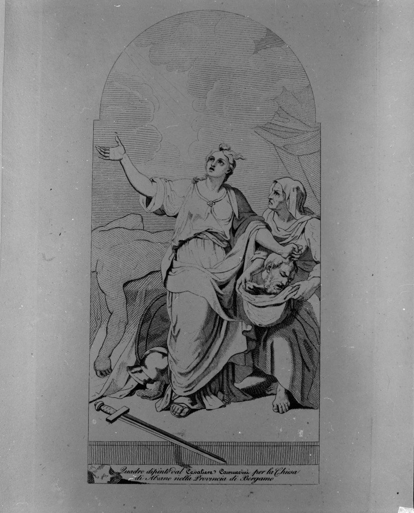 Giuditta con la testa di Oloferne e la spada